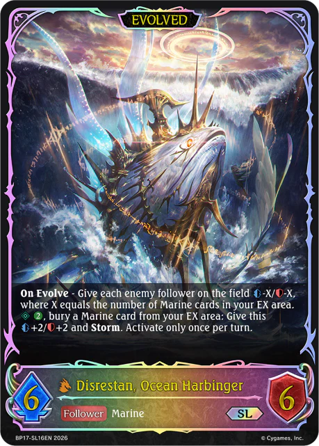 Disrestan, Ocean Harbinger (Evolved) - BP-17: Convergent Destinies