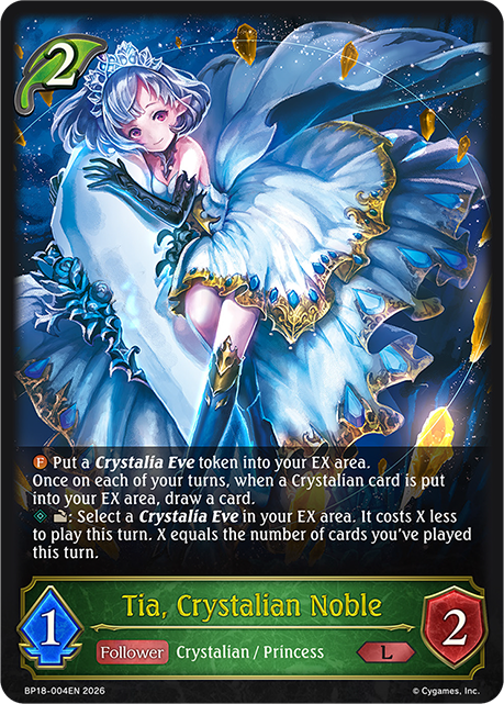 Tia, Crystalian Noble - BP-18: Neometropolis