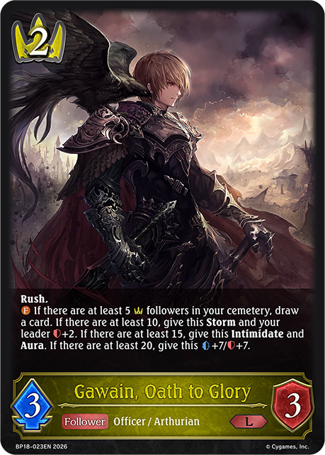 Gawain, Oath to Glory - BP-18: Neometropolis