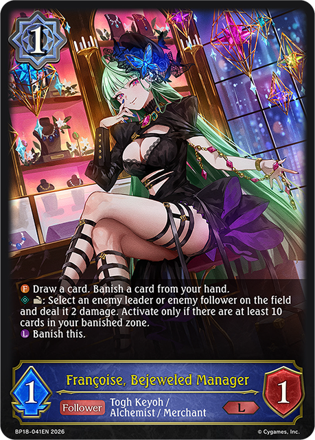 Francoise, Bejeweled Manager - BP-18: Neometropolis