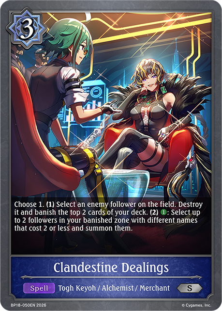 Clandestine Dealings - BP-18: Neometropolis