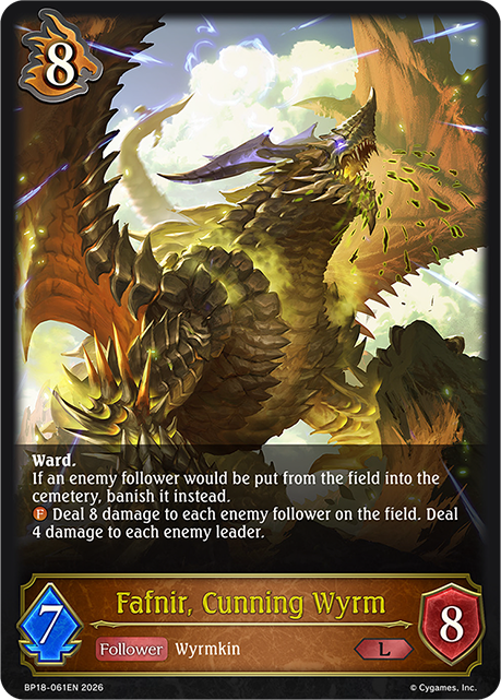 Fafnir, Cunning Wyrm - BP-18: Neometropolis