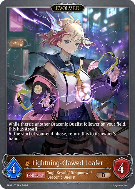 Lightning-Clawed Loafer (Evolved) - BP-18: Neometropolis