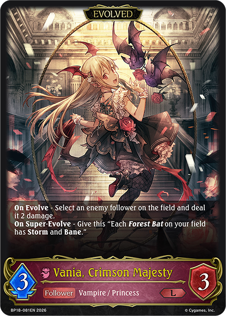 Vania, Crimson Majesty (Evolved) - BP-18: Neometropolis