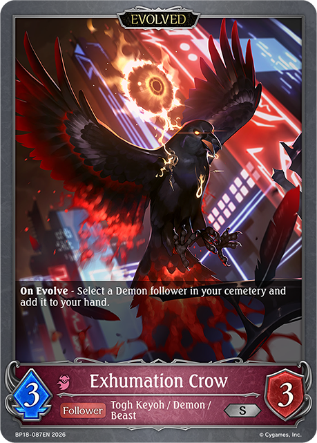 Exhumation Crow (Evolved) - BP-18: Neometropolis