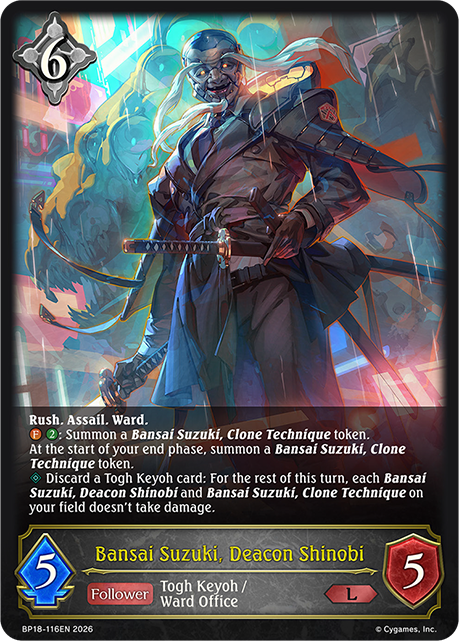 Bansai Suzuki, Deacon Shinobi - BP-18: Neometropolis
