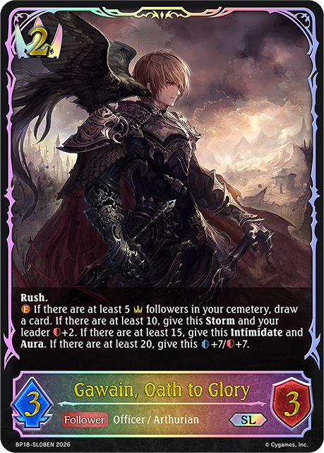 Gawain, Oath to Glory - BP-18: Neometropolis