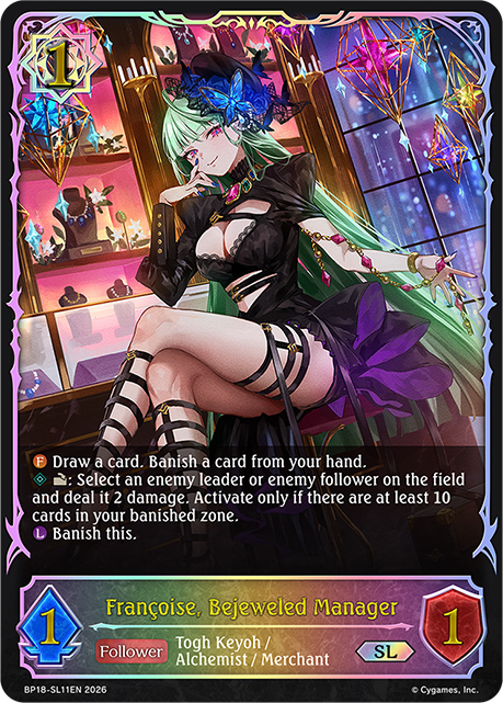 Francoise, Bejeweled Manager - BP-18: Neometropolis