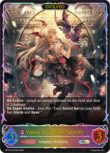 Vania, Crimson Majesty (Evolved) - BP-18: Neometropolis