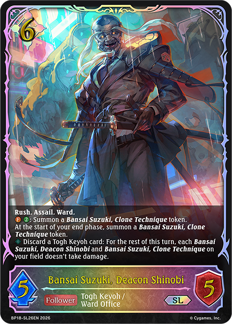 Bansai Suzuki, Deacon Shinobi - BP-18: Neometropolis