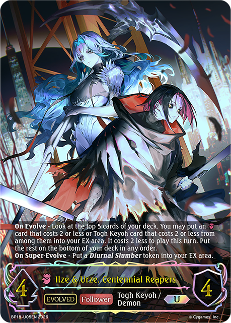 Ilze & Urze, Centennial Reapers (Evolved) - BP-18: Neometropolis