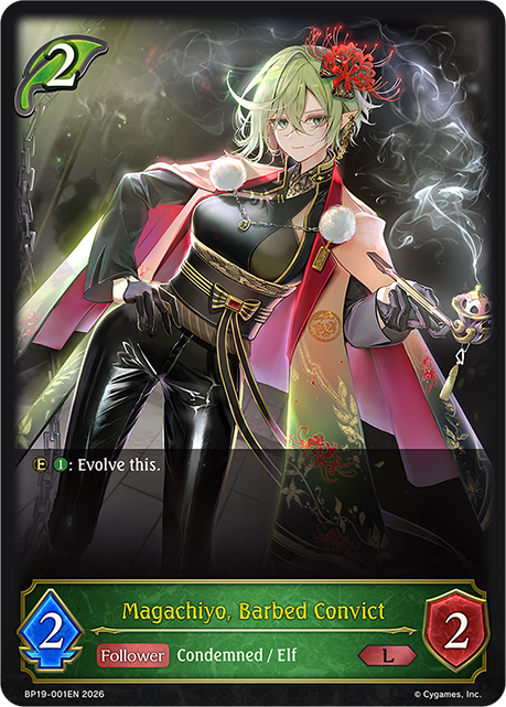 Magachiyo, Barbed Convict - BP-19/20: Eightfold Retribution & Omens and Heirs