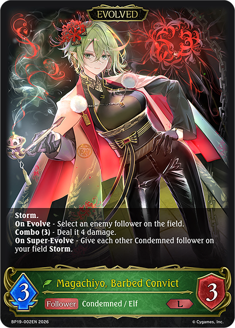 Magachiyo, Barbed Convict (Evolved) - BP-19/20: Eightfold Retribution & Omens and Heirs