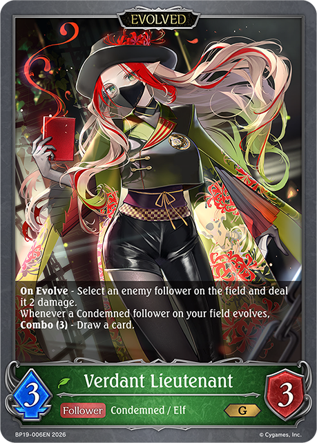 Verdant Lieutenant (Evolved) - BP-19/20: Eightfold Retribution & Omens and Heirs
