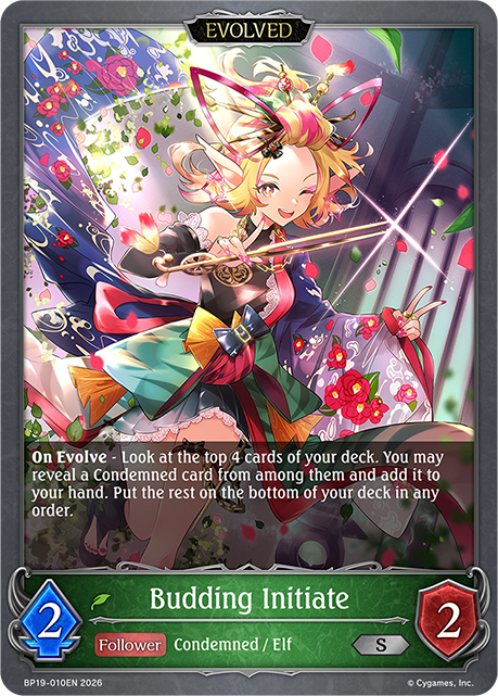 Budding Initiate (Evolved) - BP-19/20: Eightfold Retribution & Omens and Heirs