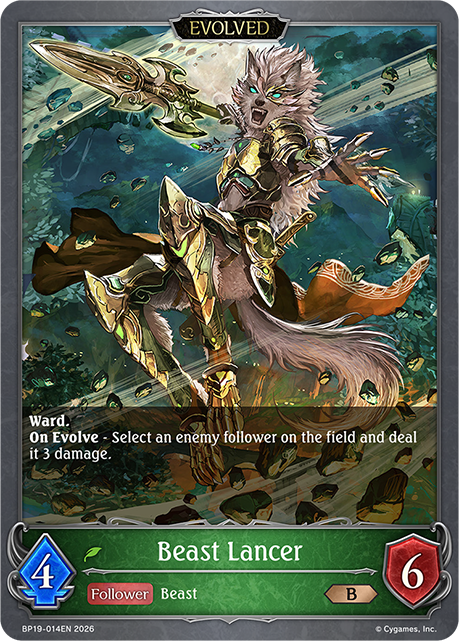 Beast Lancer (Evolved) - BP-19/20: Eightfold Retribution & Omens and Heirs