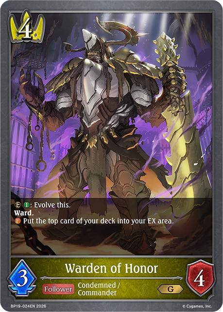 Warden of Honor - BP-19/20: Eightfold Retribution & Omens and Heirs