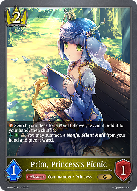 Prim, Princess's Picnic - BP-19/20: Eightfold Retribution & Omens and Heirs