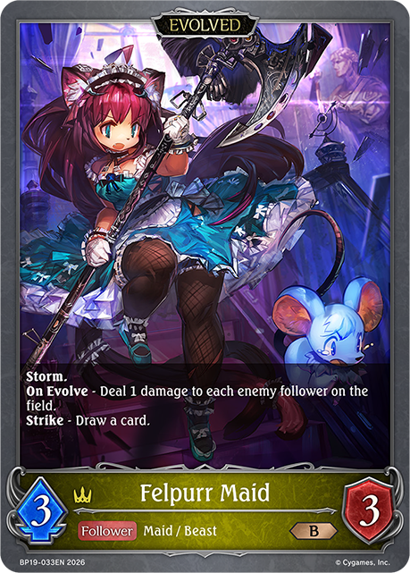 Felpurr Maid (Evolved) - BP-19/20: Eightfold Retribution & Omens and Heirs