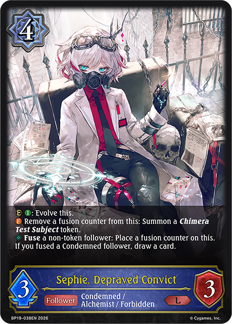 Sephie, Depraved Convict - BP-19/20: Eightfold Retribution & Omens and Heirs