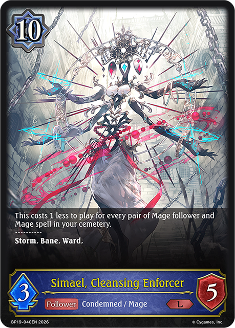 Simael, Cleansing Enforcer - BP-19/20: Eightfold Retribution & Omens and Heirs