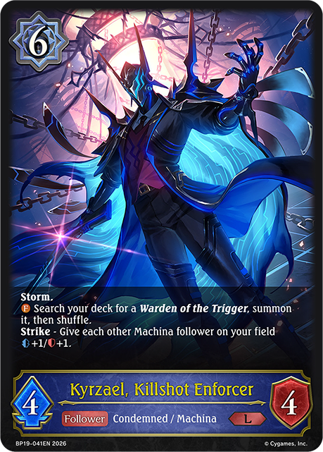 Kyrzael, Killshot Enforcer - BP-19/20: Eightfold Retribution & Omens and Heirs