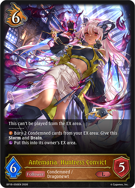 Antemaria, Huntress Convict - BP-19/20: Eightfold Retribution & Omens and Heirs