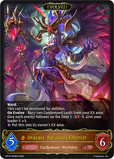 Drazael, Ravening Enforcer (Evolved) - BP-19/20: Eightfold Retribution & Omens and Heirs