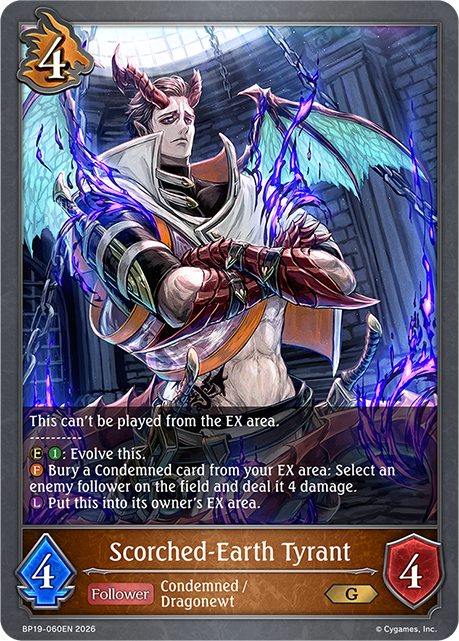 Scorched-Earth Tyrant - BP-19/20: Eightfold Retribution & Omens and Heirs