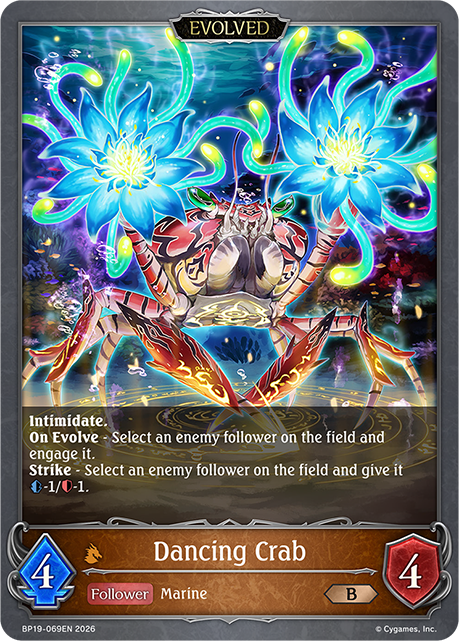 Dancing Crab (Evolved) - BP-19/20: Eightfold Retribution & Omens and Heirs