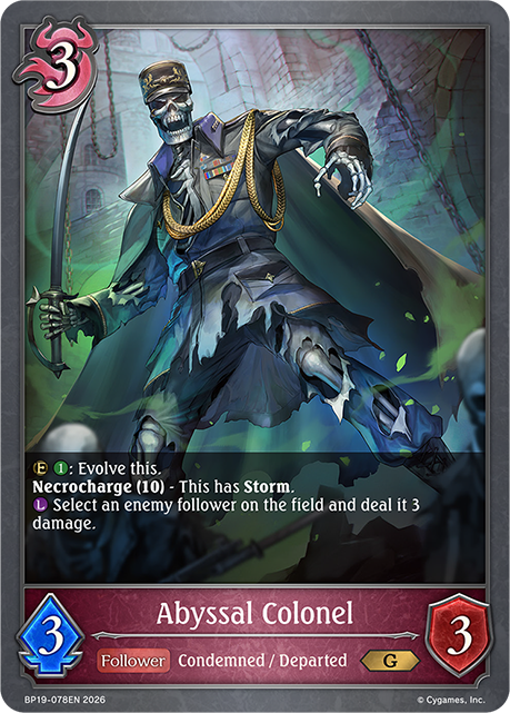 Abyssal Colonel - BP-19/20: Eightfold Retribution & Omens and Heirs