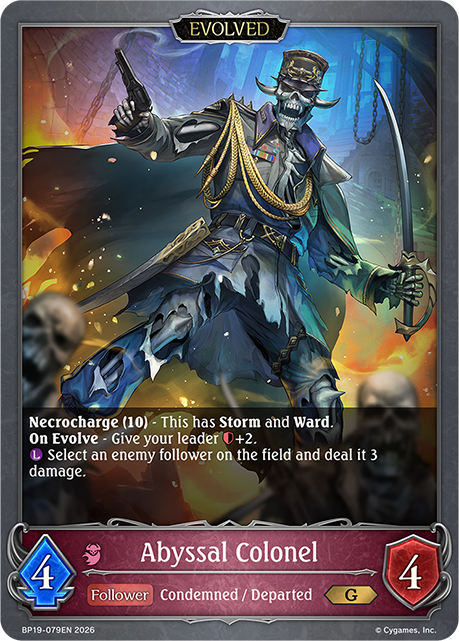 Abyssal Colonel (Evolved) - BP-19/20: Eightfold Retribution & Omens and Heirs