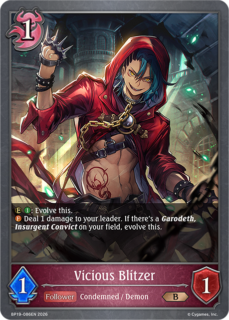 Vicious Blitzer - BP-19/20: Eightfold Retribution & Omens and Heirs