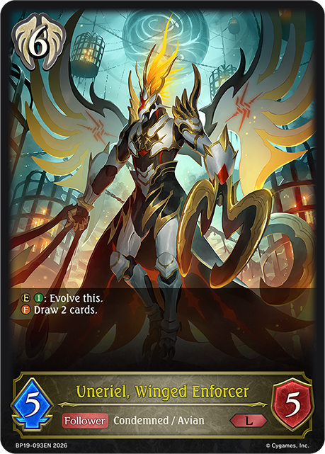 Uneriel, Winged Enforcer - BP-19/20: Eightfold Retribution & Omens and Heirs