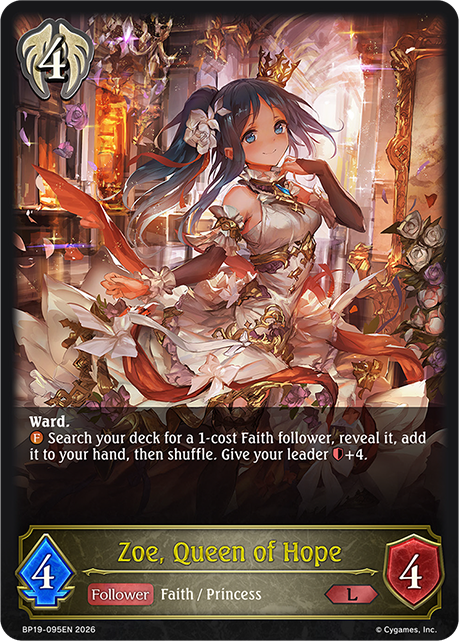 Zoe, Queen of Hope - BP-19/20: Eightfold Retribution & Omens and Heirs