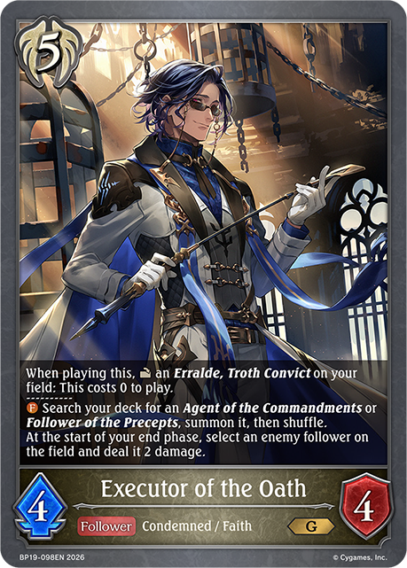 Executor of the Oath - BP-19/20: Eightfold Retribution & Omens and Heirs
