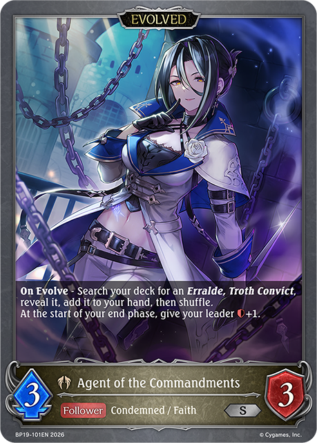 Agent of the Commandments (Evolved) - BP-19/20: Eightfold Retribution & Omens and Heirs