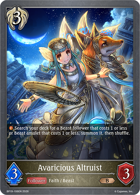 Avaricious Altruist - BP-19/20: Eightfold Retribution & Omens and Heirs