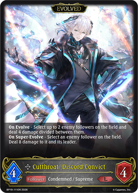 Cutthroat, Discord Convict (Evolved) - BP-19/20: Eightfold Retribution & Omens and Heirs