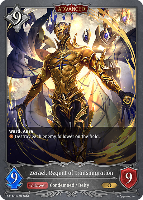Zerael, Regent of Transmigration - BP-19/20: Eightfold Retribution & Omens and Heirs