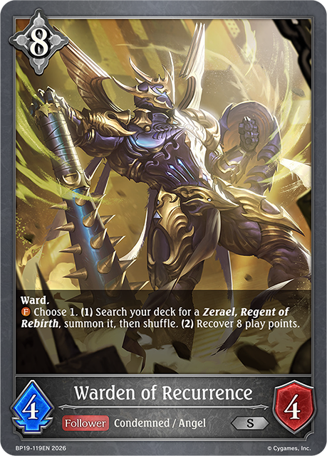 Warden of Recurrence - BP-19/20: Eightfold Retribution & Omens and Heirs