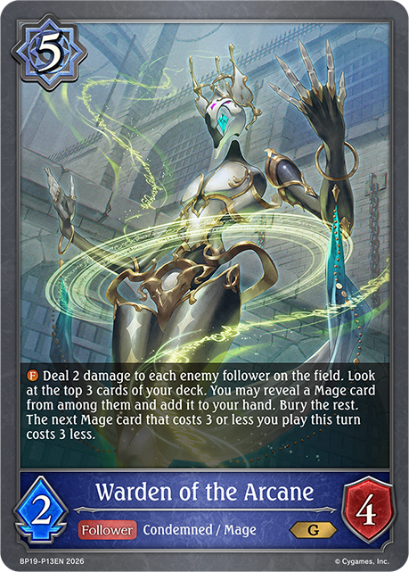 Warden of the Arcane - BP-19/20: Eightfold Retribution & Omens and Heirs