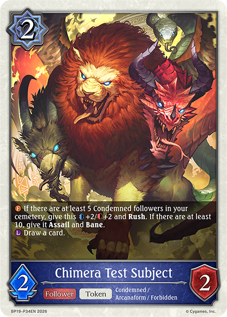 Chimera Test Subject - BP-19/20: Eightfold Retribution & Omens and Heirs
