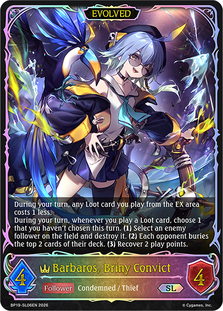 Barbaros, Briny Convict (Evolved) - BP-19/20: Eightfold Retribution & Omens and Heirs