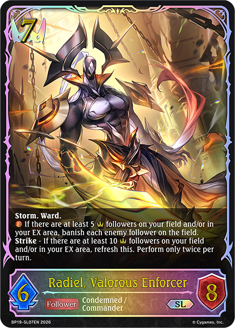Radiel, Valorous Enforcer - BP-19/20: Eightfold Retribution & Omens and Heirs