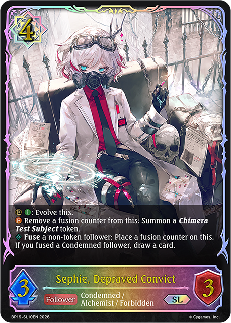 Sephie, Depraved Convict - BP-19/20: Eightfold Retribution & Omens and Heirs