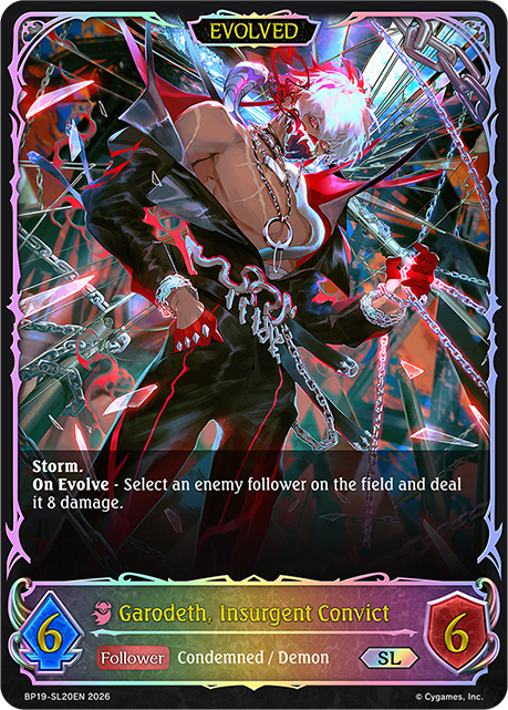 Garodeth, Insurgent Convict (Evolved) - BP-19/20: Eightfold Retribution & Omens and Heirs
