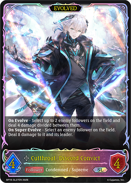 Cutthroat, Discord Convict (Evolved) - BP-19/20: Eightfold Retribution & Omens and Heirs
