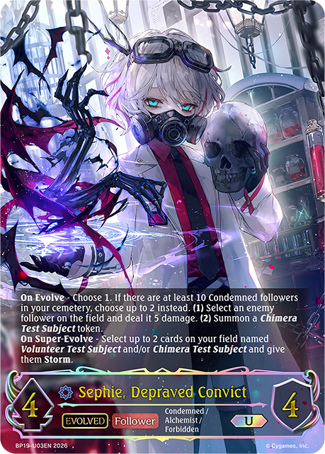 Sephie, Depraved Convict (Evolved) - BP-19/20: Eightfold Retribution & Omens and Heirs