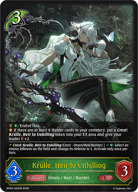 Krulle, Heir to Unkilling - BP-19/20: Eightfold Retribution & Omens and Heirs